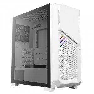 Antec DP502 FLUX Tempered Glass Mid-Tower ATX Case - White